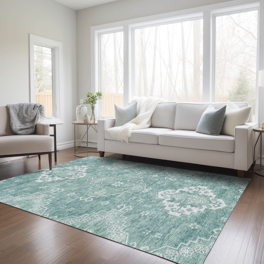 addison chantille acn847 aqua rug