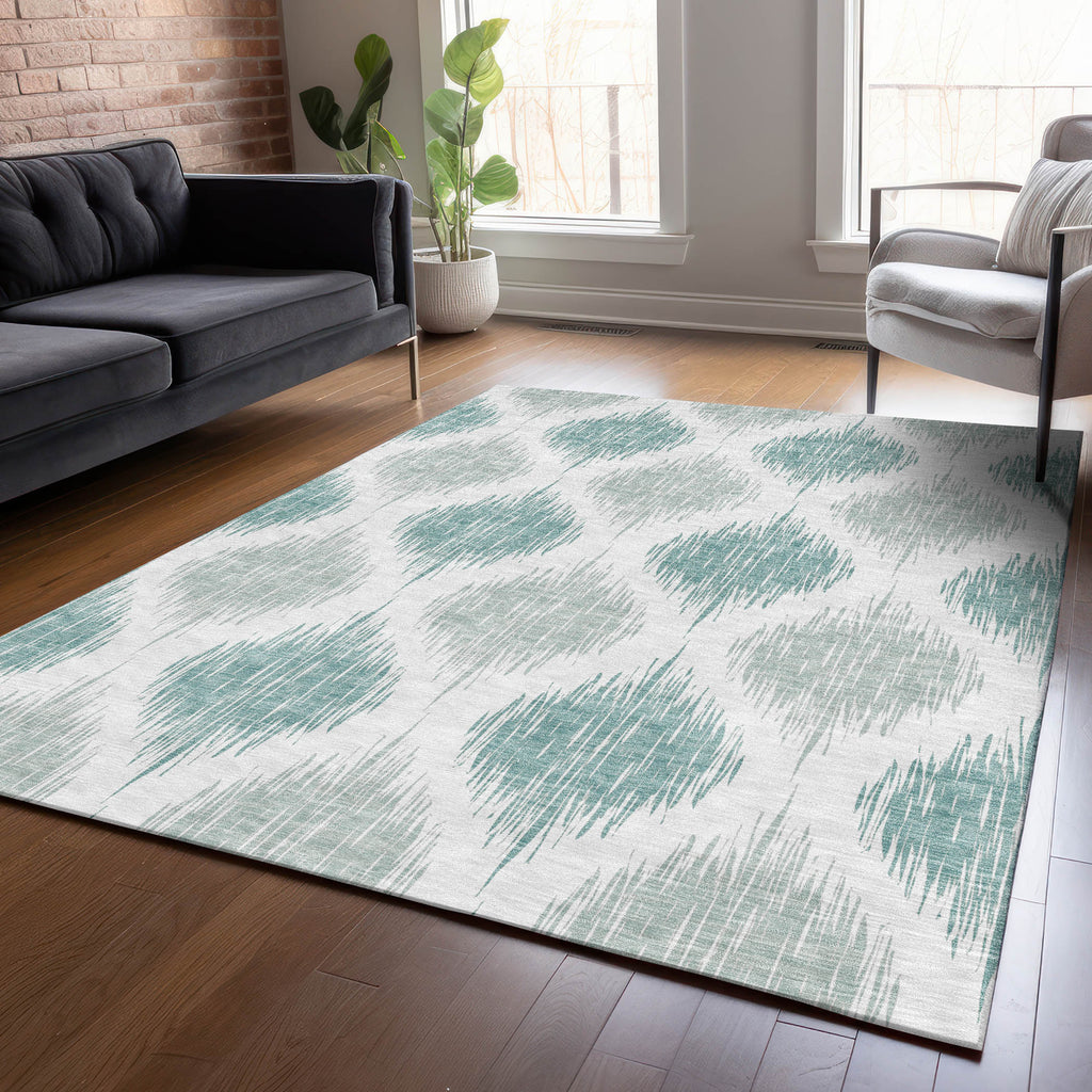 addison chantille acn848 aqua rug
