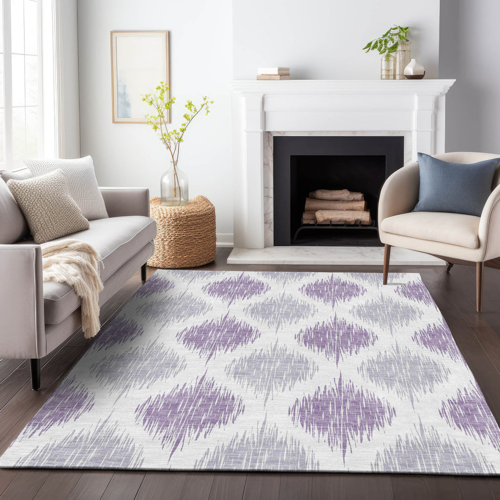 addison chantille acn848 lavender rug