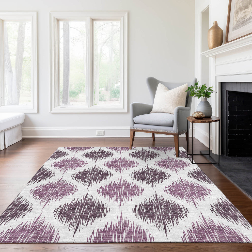 addison chantille acn848 purple rug