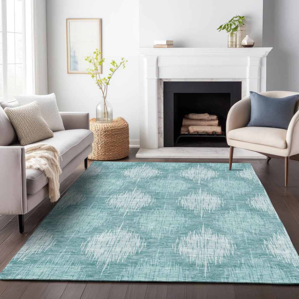 addison chantille acn849 teal rug