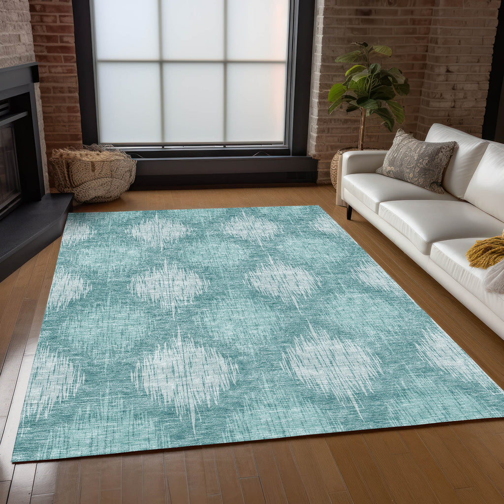 addison chantille acn849 teal rug
