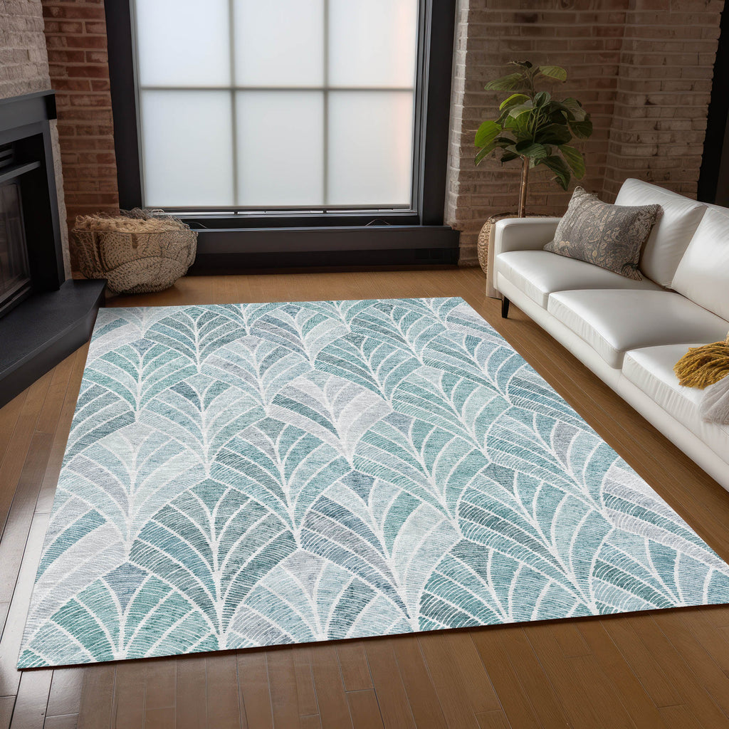 addison chantille acn851 aqua rug