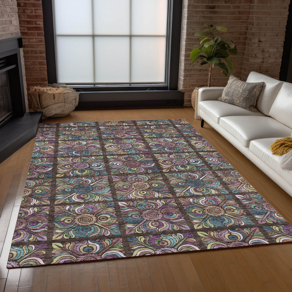 addison chantille acn852 chocolate rug