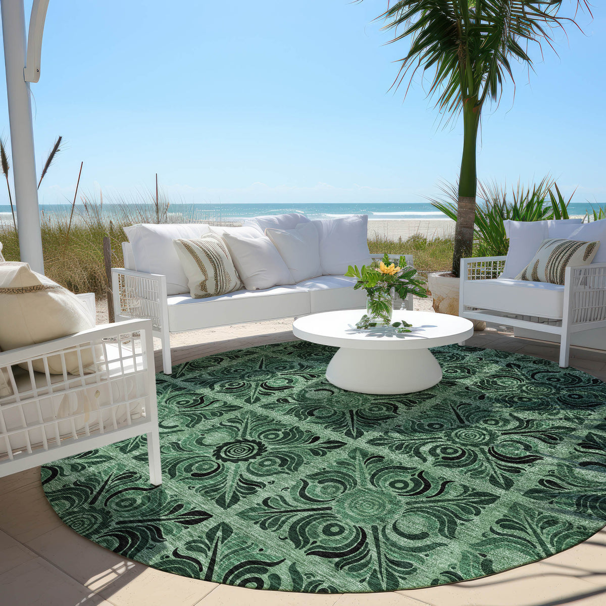 addison chantille acn853 green rug
