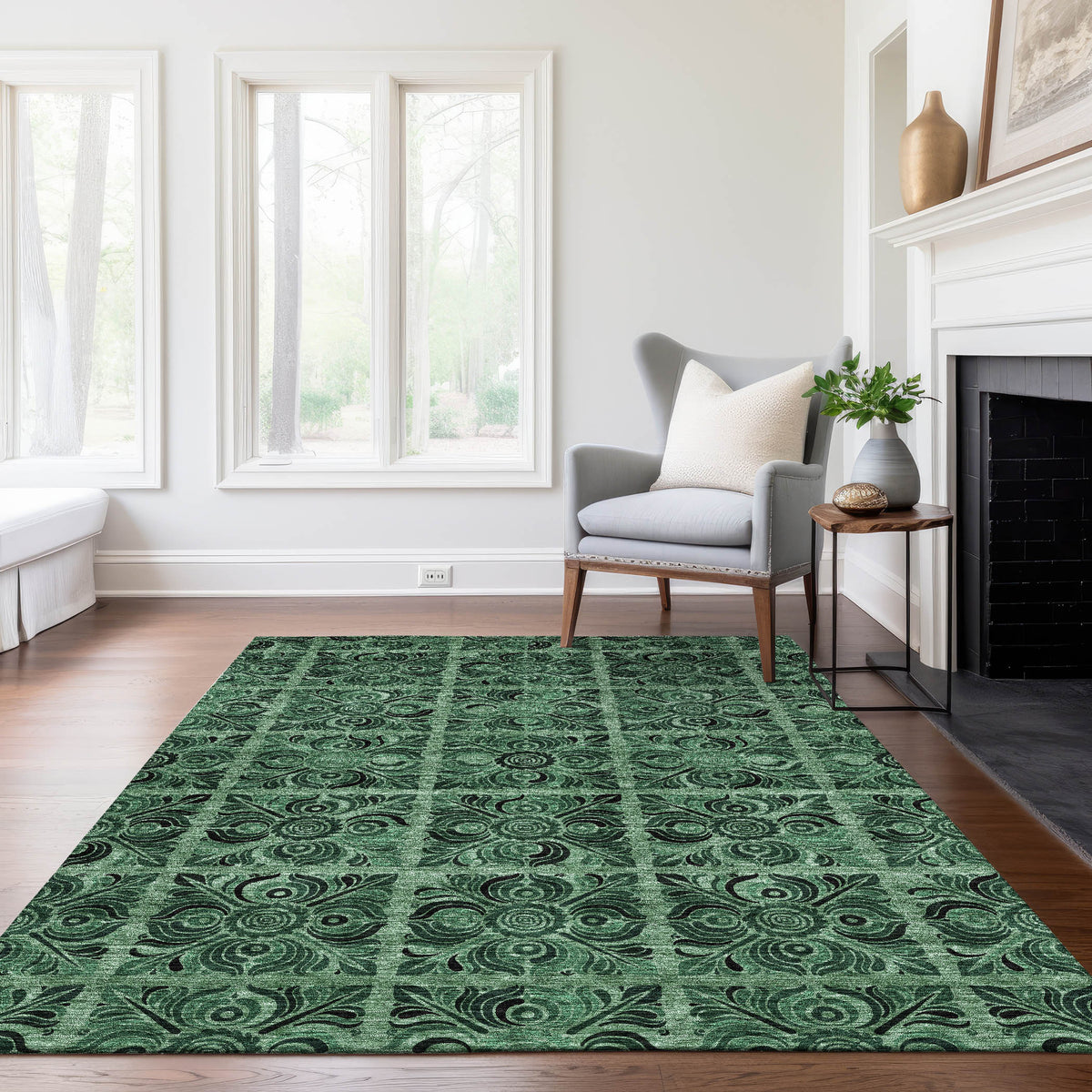 addison chantille acn853 green rug