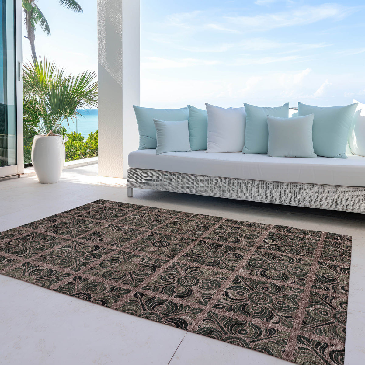 addison chantille acn853 paprika rug