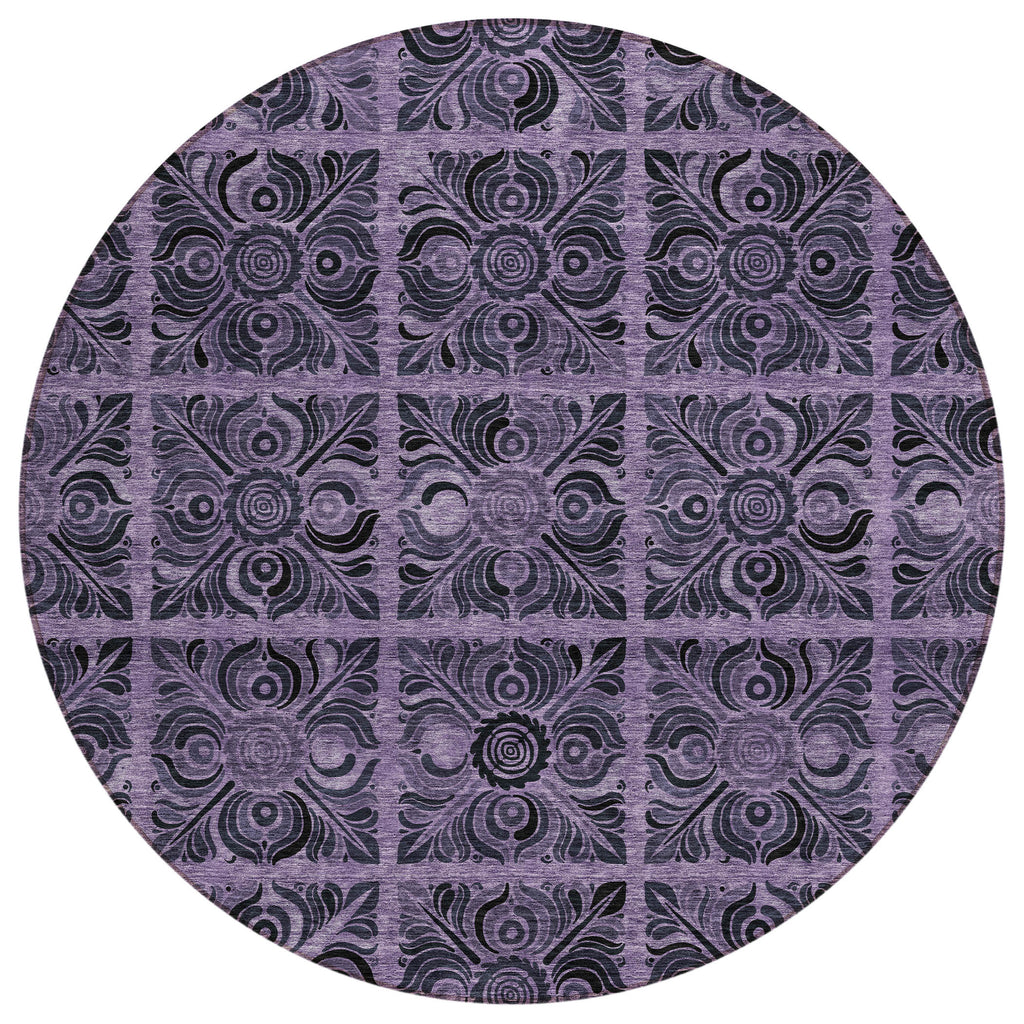 addison chantille acn853 purple rug