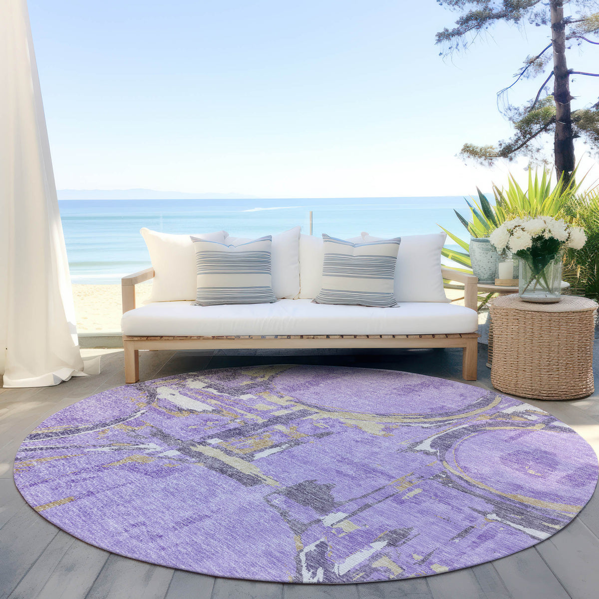 addison chantille acn855 lavender rug