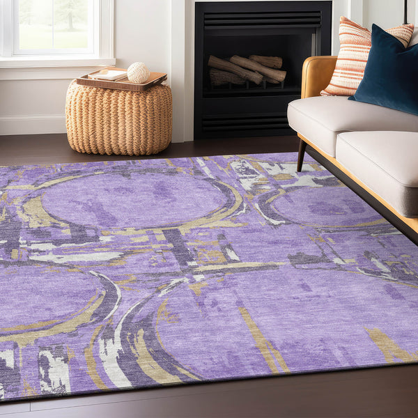 addison chantille acn855 lavender rug