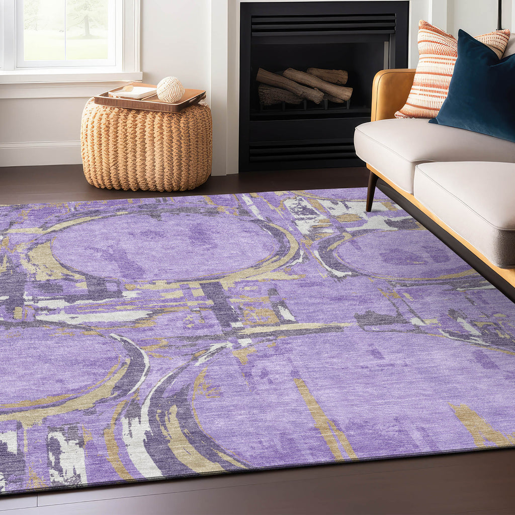 addison chantille acn855 lavender rug