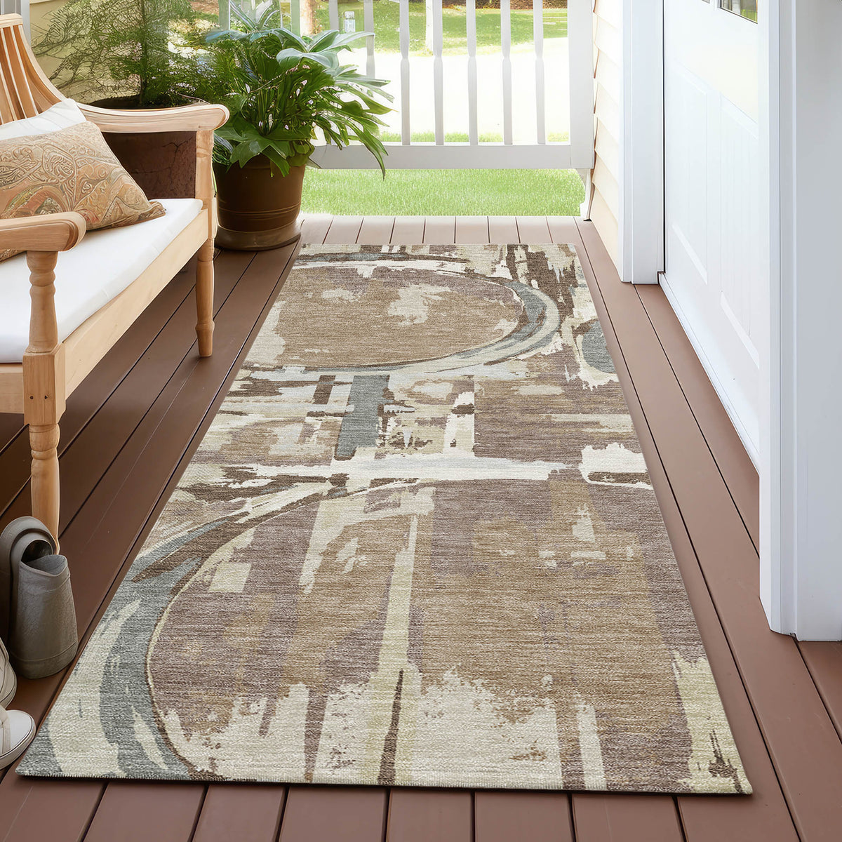 addison chantille acn855 mocha rug