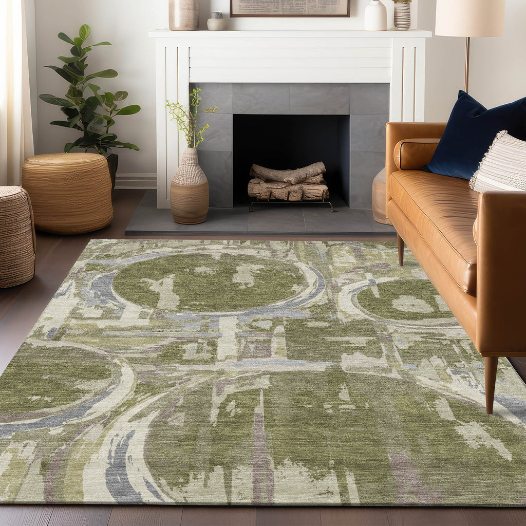 addison chantille acn855 olive rug