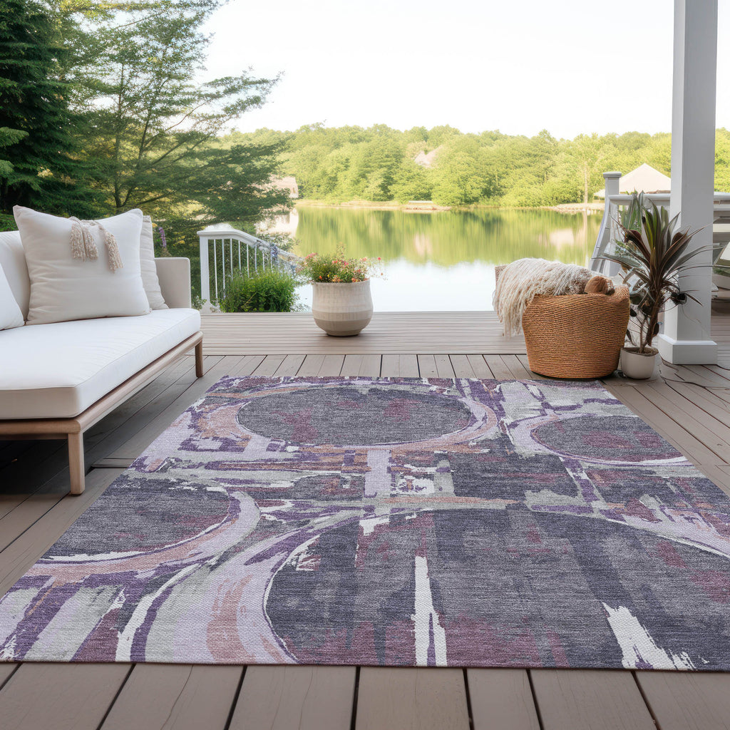 addison chantille acn855 purple rug