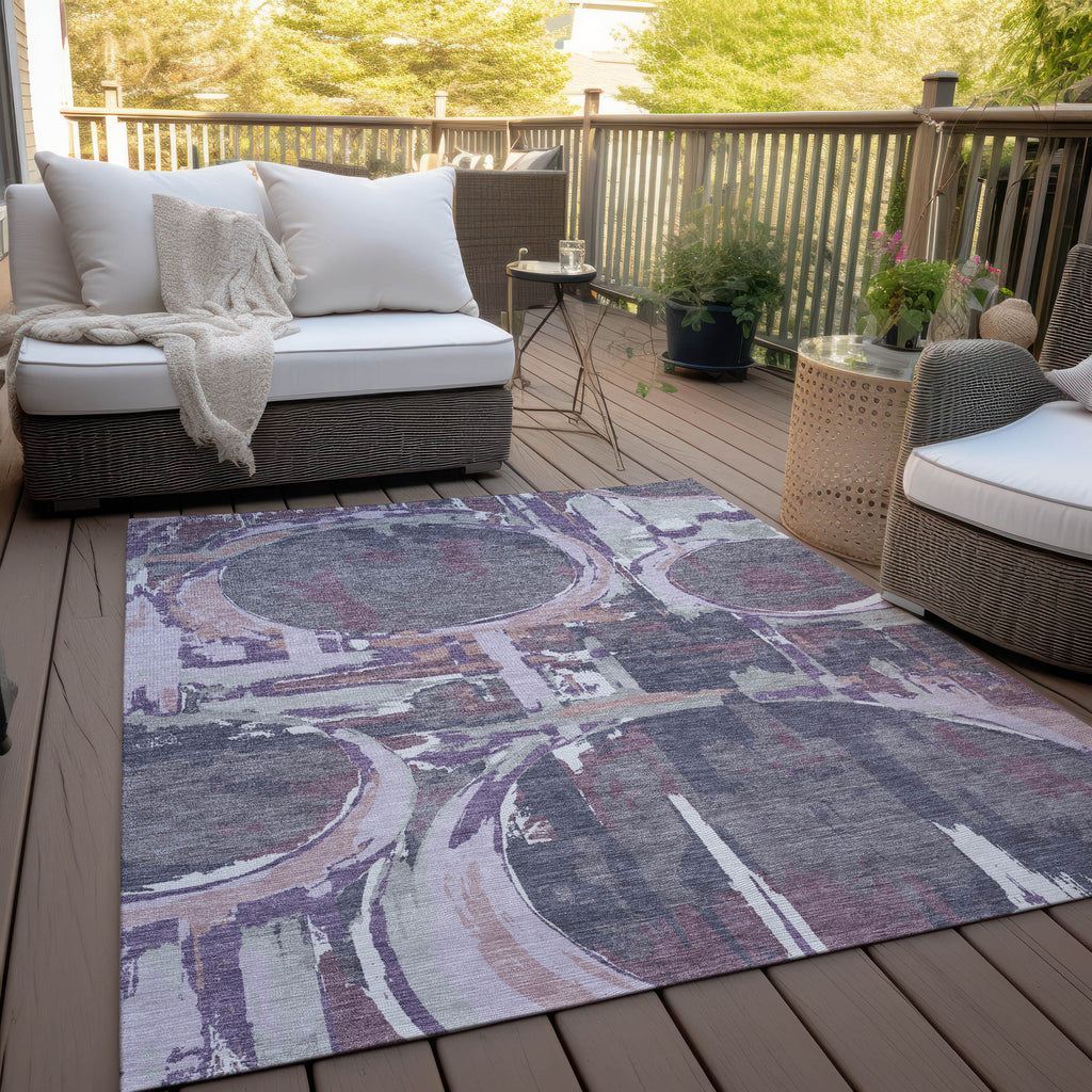 addison chantille acn855 purple rug