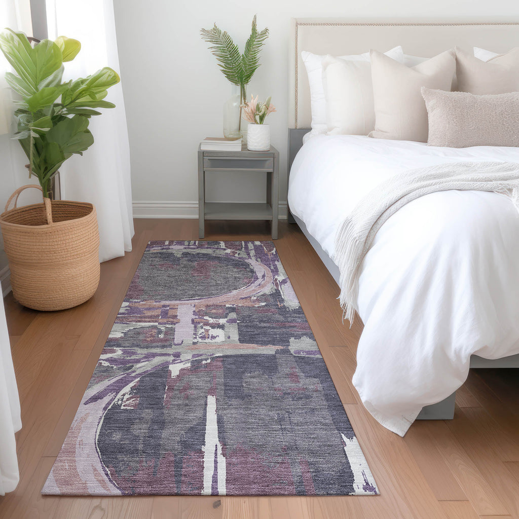 addison chantille acn855 purple rug