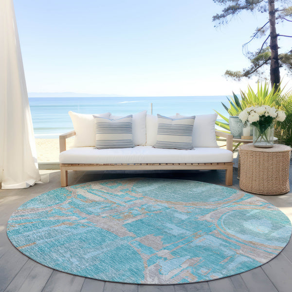 addison chantille acn855 teal rug