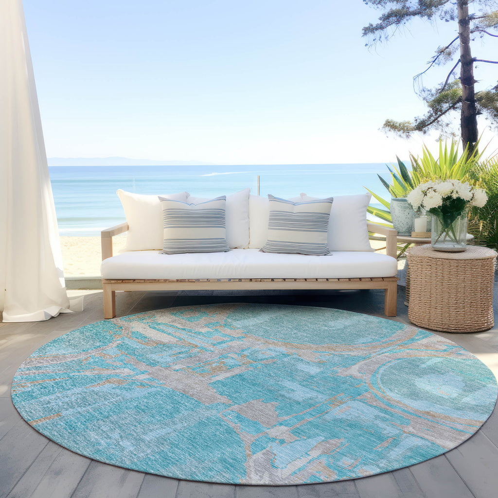 addison chantille acn855 teal rug