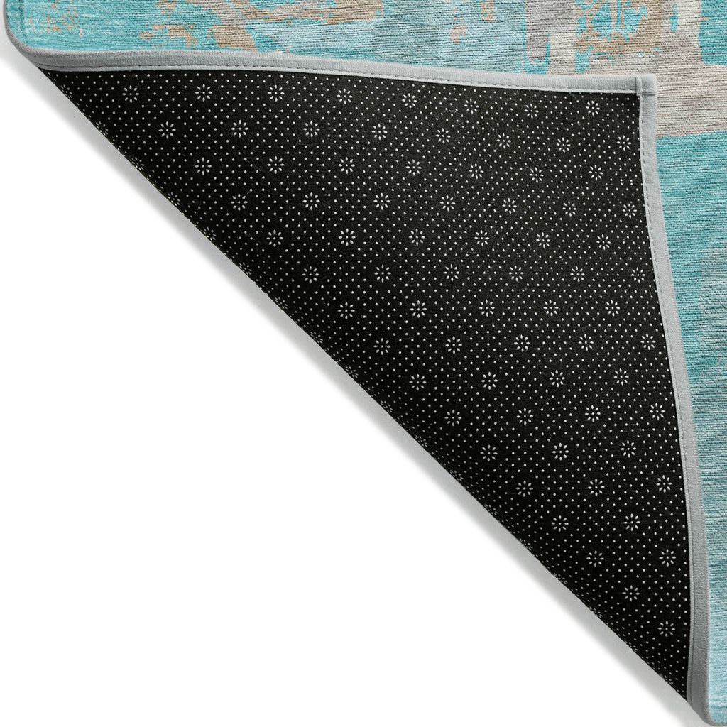 addison chantille acn855 teal rug