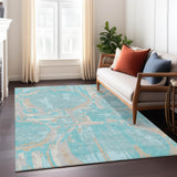 addison chantille acn855 teal rug