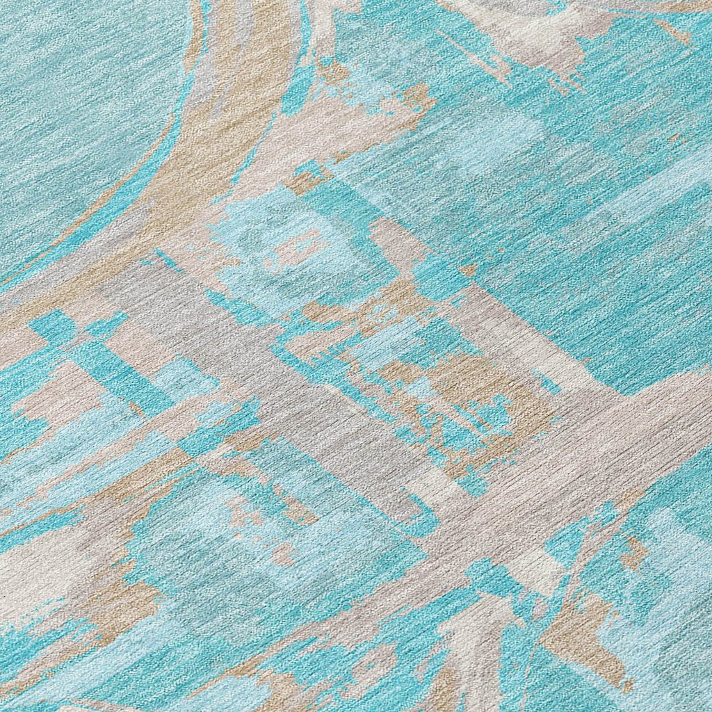 addison chantille acn855 teal rug
