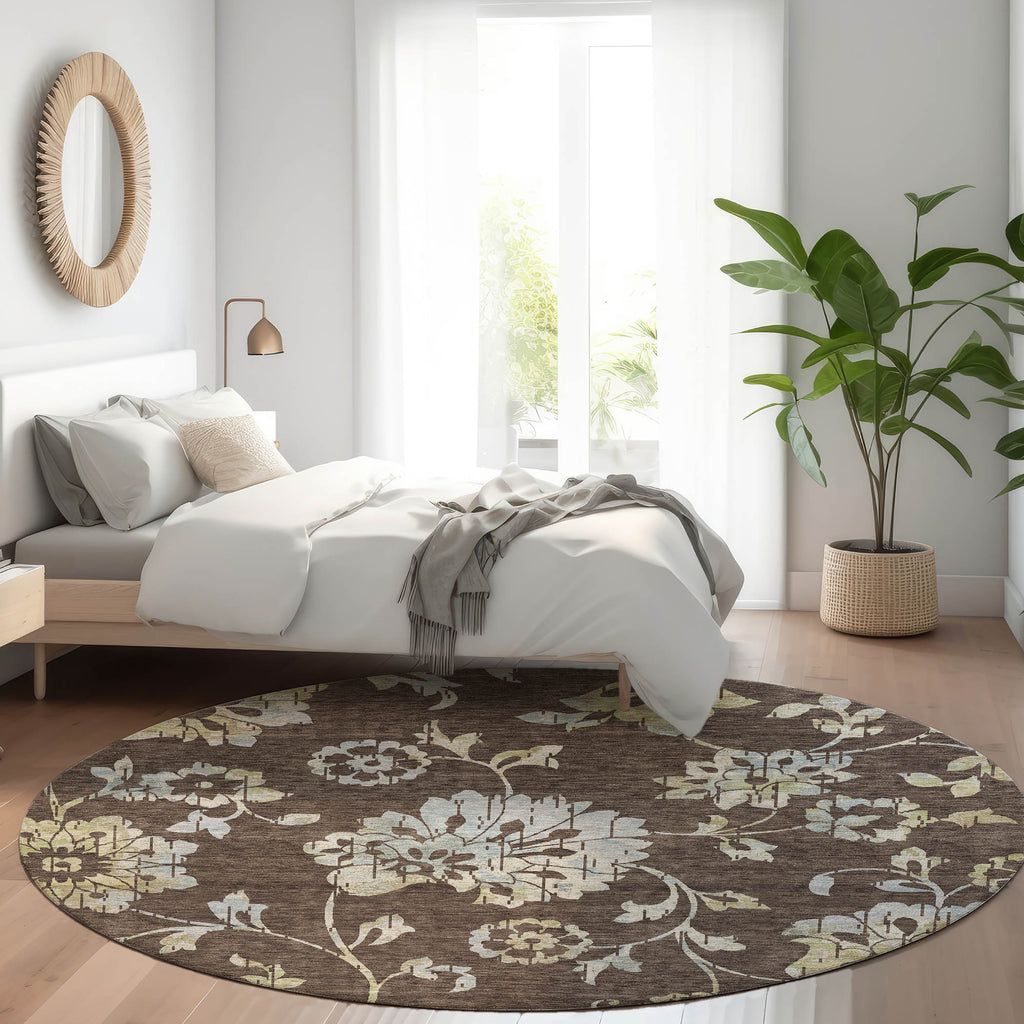 addison chantille acn856 chocolate rug
