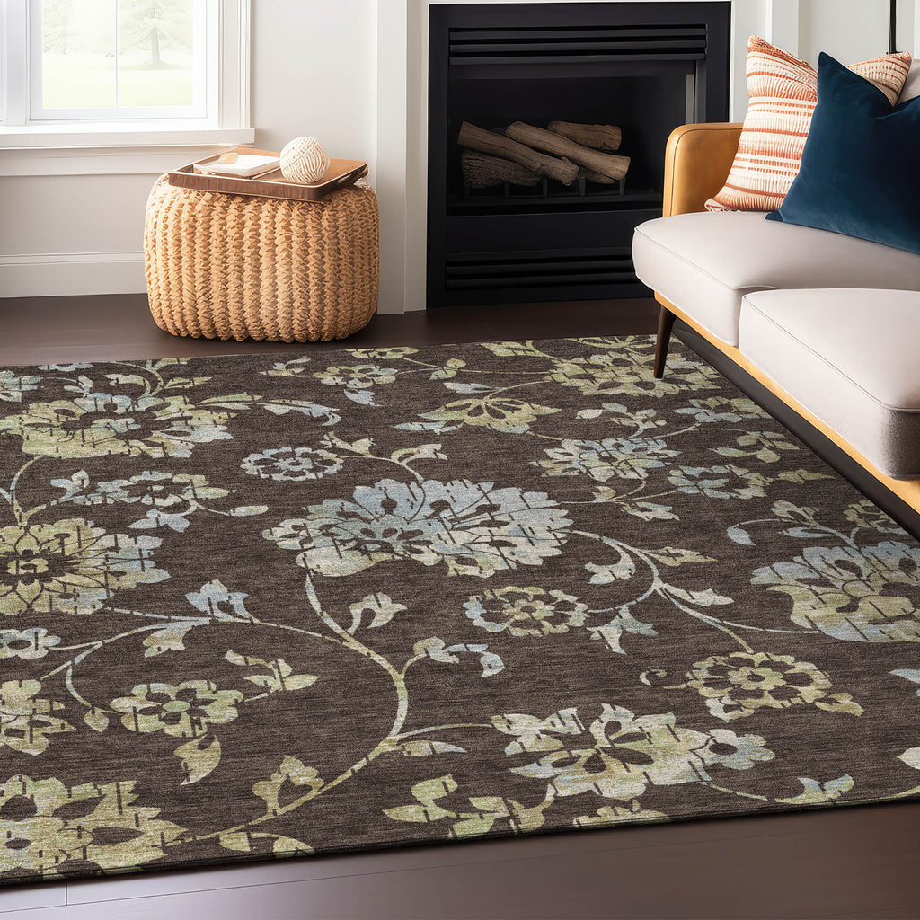 addison chantille acn856 chocolate rug