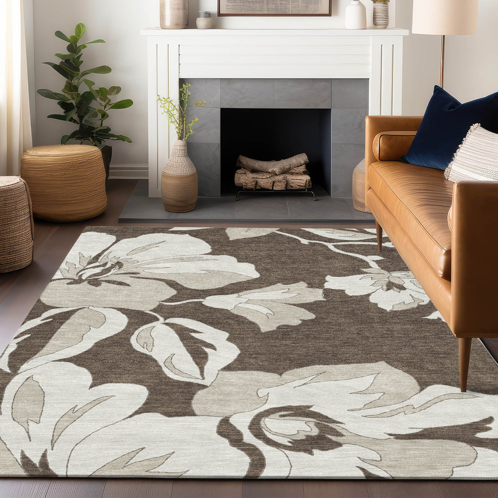 addison chantille acn857 brown rug