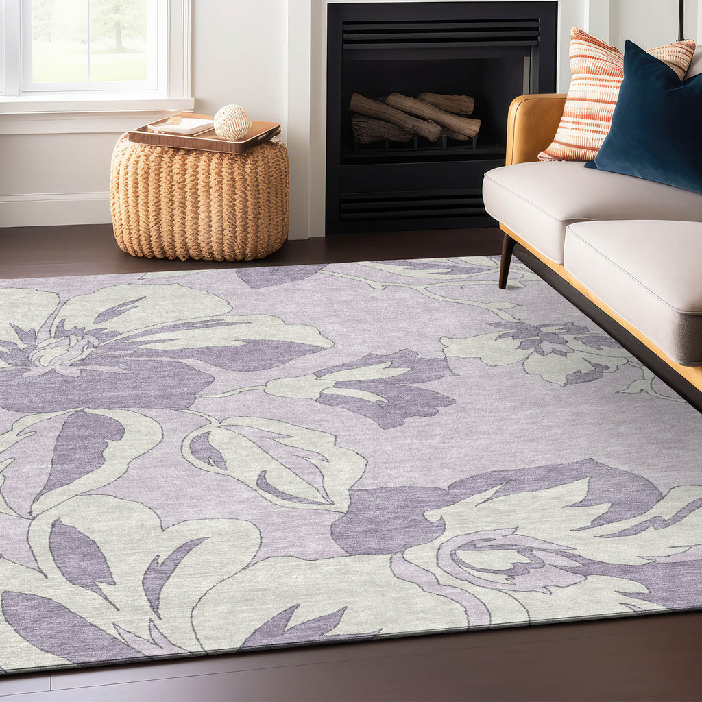 addison chantille acn857 lavender rug