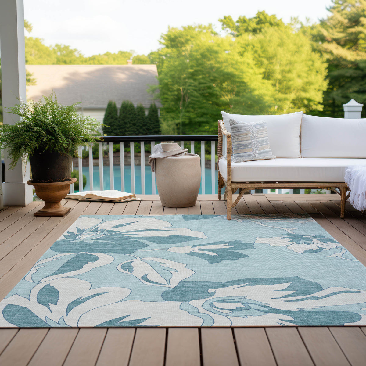 addison chantille acn857 teal rug