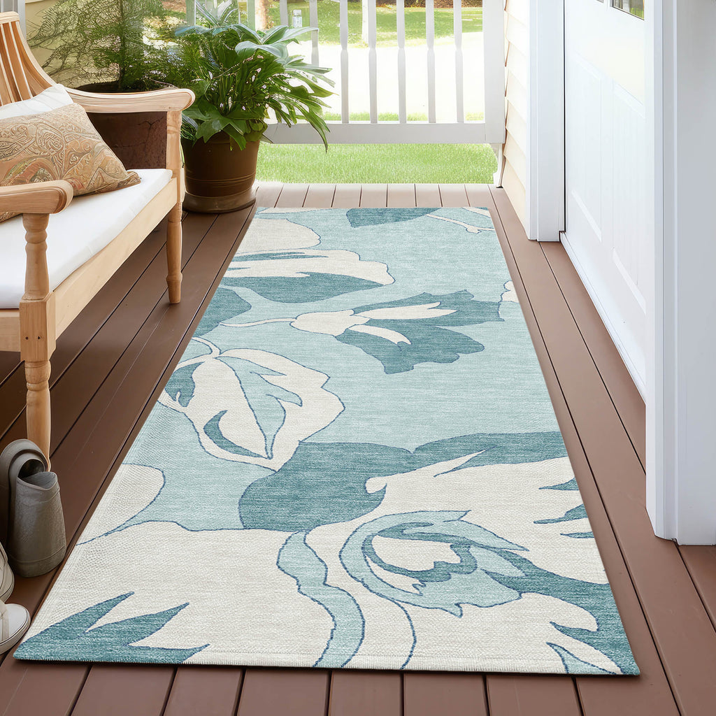 addison chantille acn857 teal rug