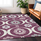 addison chantille acn858 eggplant rug