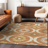 addison chantille acn858 paprika rug