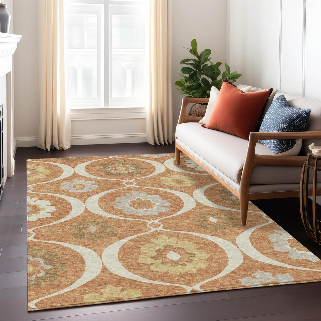 addison chantille acn858 paprika rug