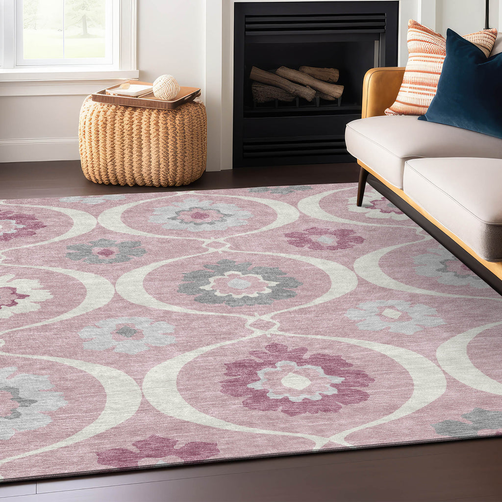 addison chantille acn858 pink rug