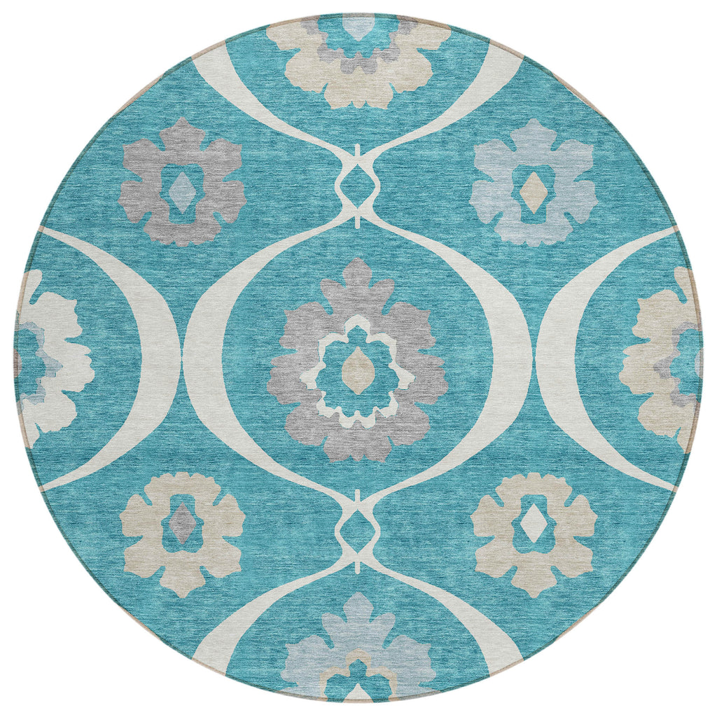 addison chantille acn858 teal rug