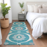 addison chantille acn858 teal rug