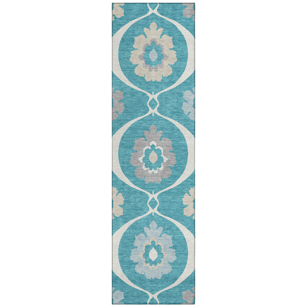 addison chantille acn858 teal rug