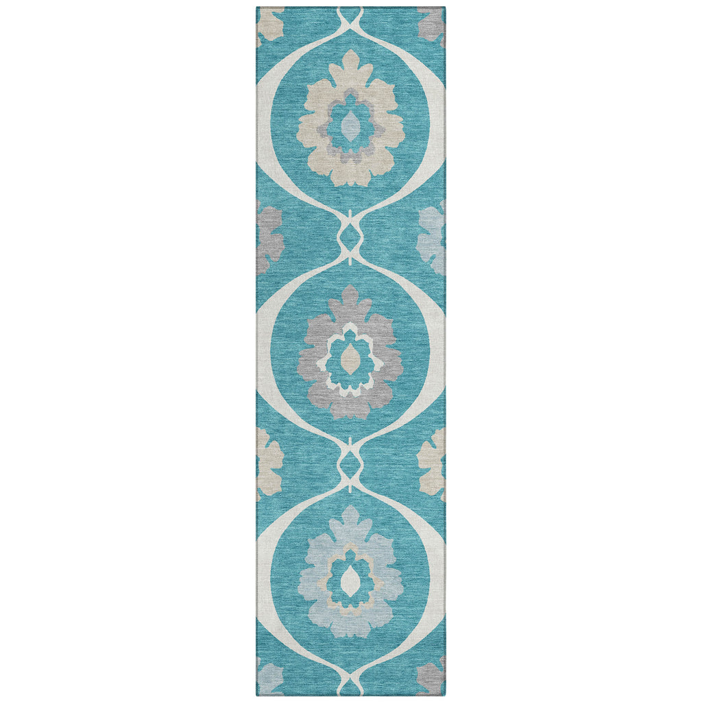 addison chantille acn858 teal rug