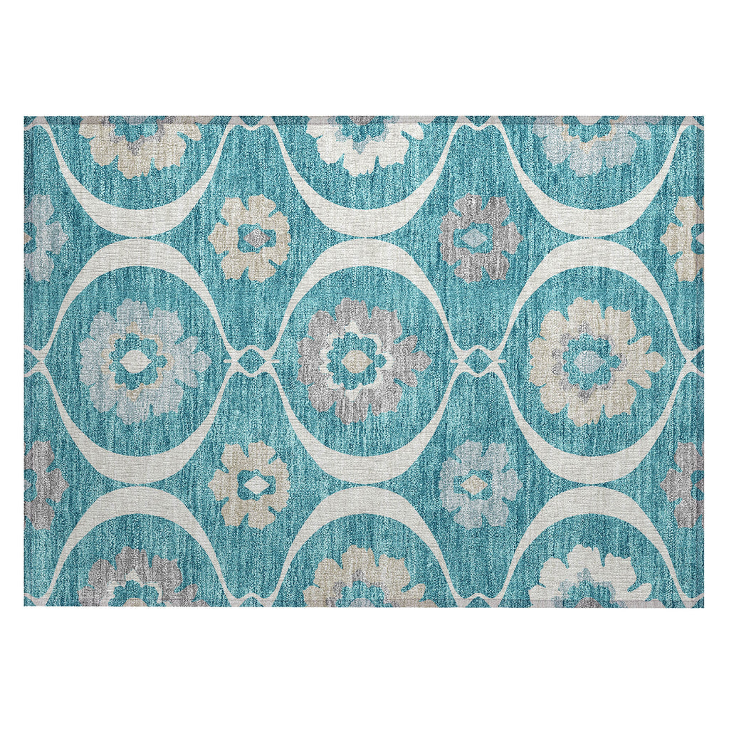 addison chantille acn858 teal rug