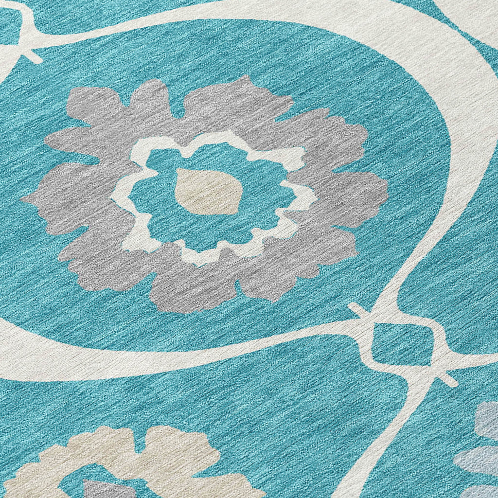 addison chantille acn858 teal rug