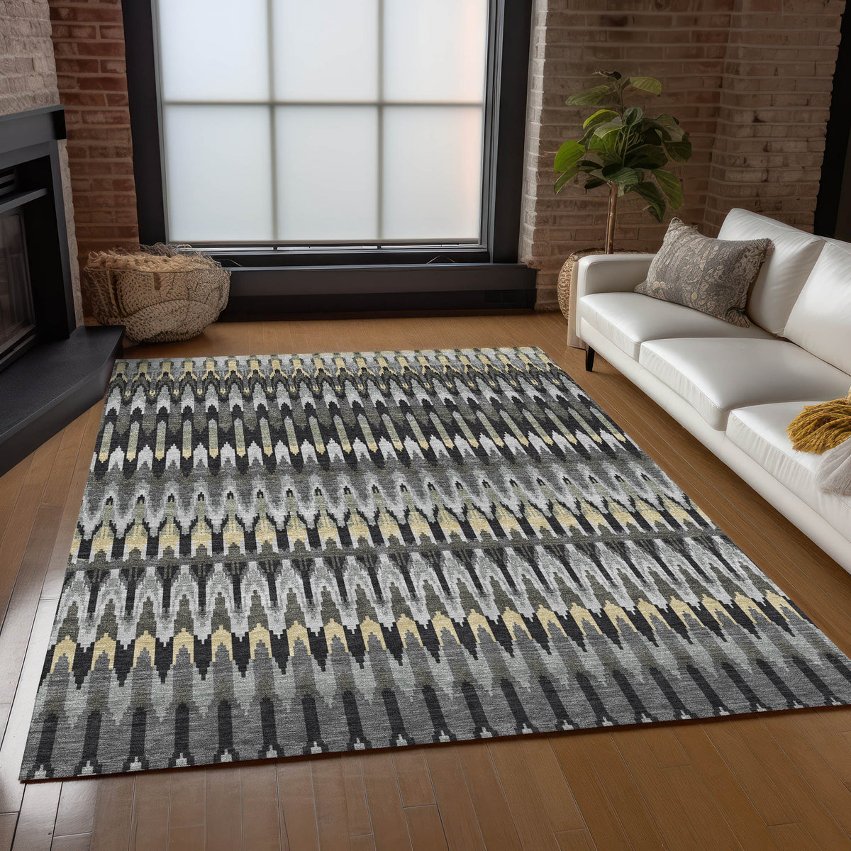 addison chantille acn860 charcoal rug