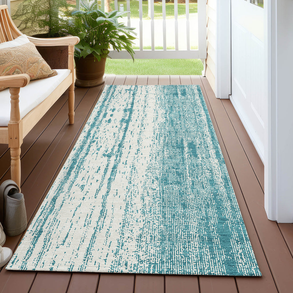 addison chantille acn861 teal rug