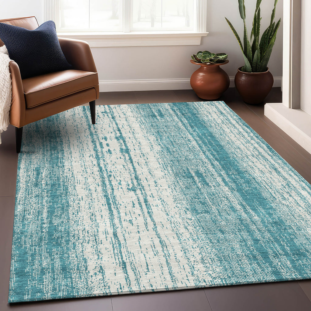 addison chantille acn861 teal rug