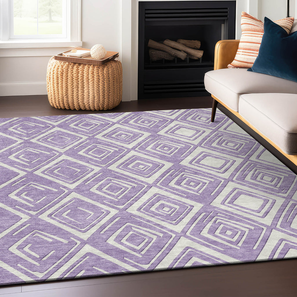 addison chantille acn862 lavender rug