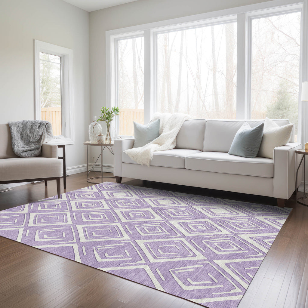 addison chantille acn862 lavender rug