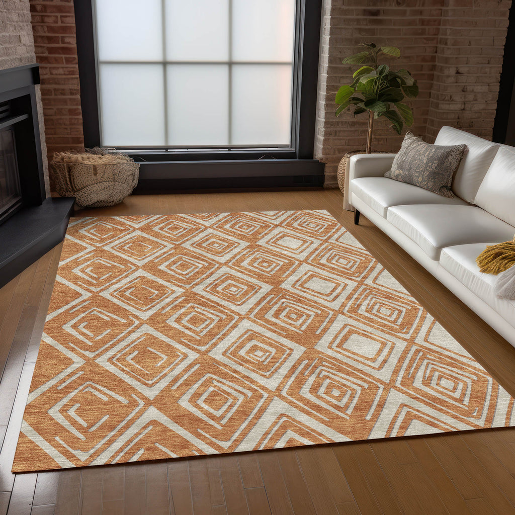 addison chantille acn862 paprika rug