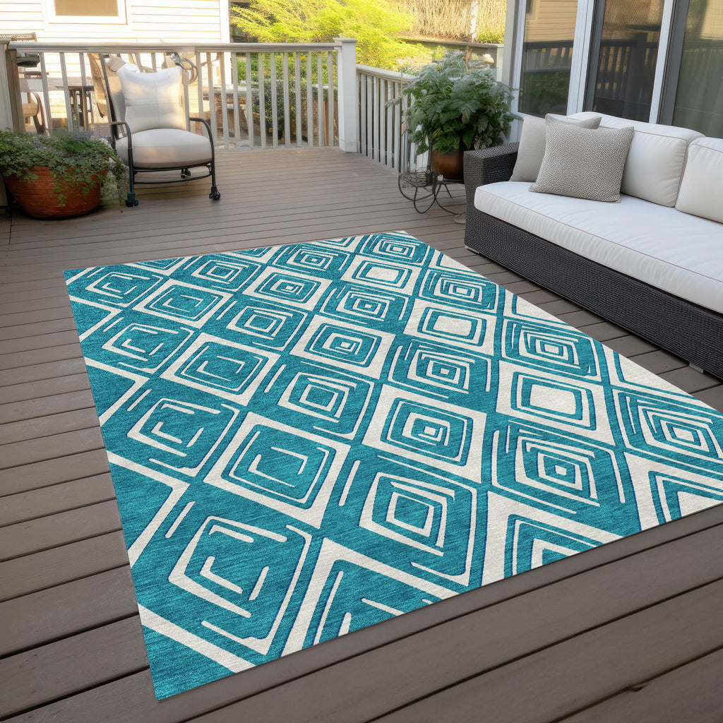 addison chantille acn862 teal rug