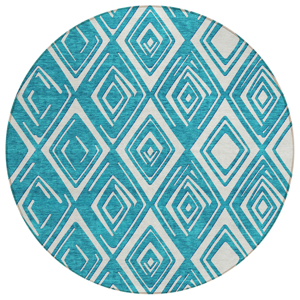 addison chantille acn862 teal rug