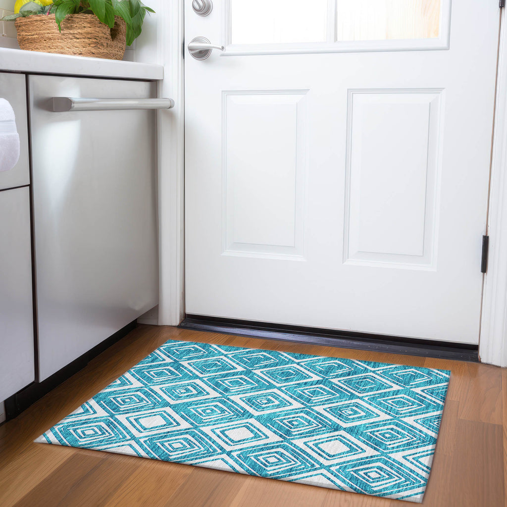 addison chantille acn862 teal rug